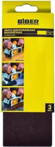 Лента шлифовальная Biber 70342 75х533мм P60 (уп.3шт.) [тов-157922]