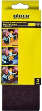 Лента шлифовальная Biber 70347 75х533мм P180 (уп.3шт.) [тов-157927]