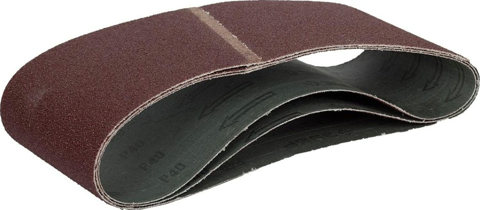 Лента шлифовальная ЗУБР МАСТЕР 100х610 мм, p40, для лшм, 3 шт. [35543-040]