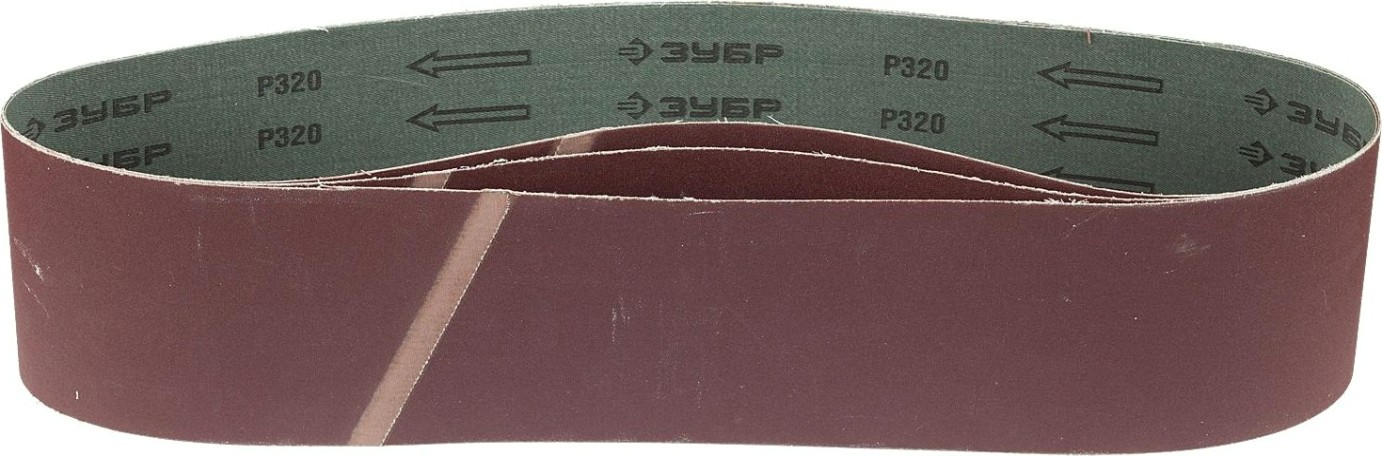 Лента шлифовальная ЗУБР МАСТЕР 100х914 мм, p320, для станка зшс-500, 3 шт. [35548-320]