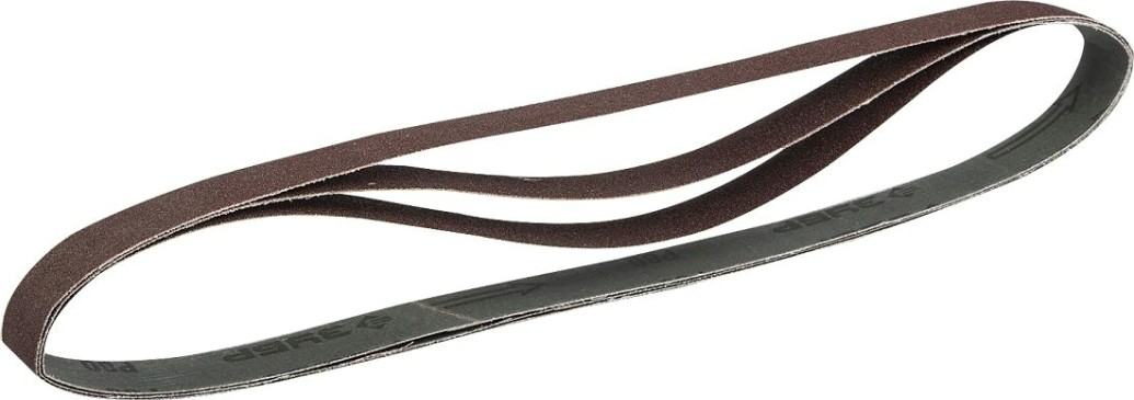 Лента шлифовальная ЗУБР МАСТЕР 25х762 мм, p120, для станка зшс-330, 3 шт. [35547-120]