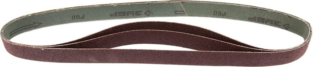 Лента шлифовальная ЗУБР МАСТЕР 25х762 мм, p60, для станка зшс-330, 3 шт. [35547-060]