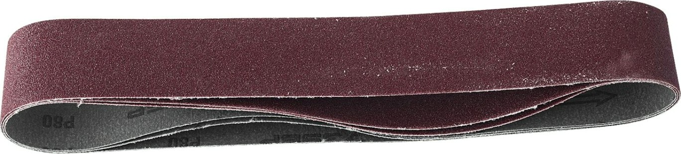 Лента шлифовальная ЗУБР МАСТЕР 50х686 мм, p 80, для точила зтшм-150/686, 3 шт. [35546-080]