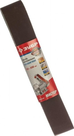 Лента шлифовальная ЗУБР МАСТЕР 50х686 мм, p320, для точила зтшм-150/686, 3 шт. [35546-320]