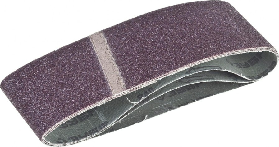 Лента шлифовальная ЗУБР МАСТЕР 75х533 мм, p40, для лшм, 3 шт. [35542-040]