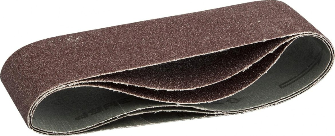 Лента шлифовальная ЗУБР МАСТЕР 75х533 мм, p60, для лшм, 3 шт. [35542-060]