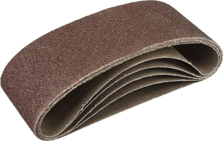 Лента шлифовальная ЗУБР СТАНДАРТ 100х610 мм, p40, для лшм, 5 шт. [35343-040]