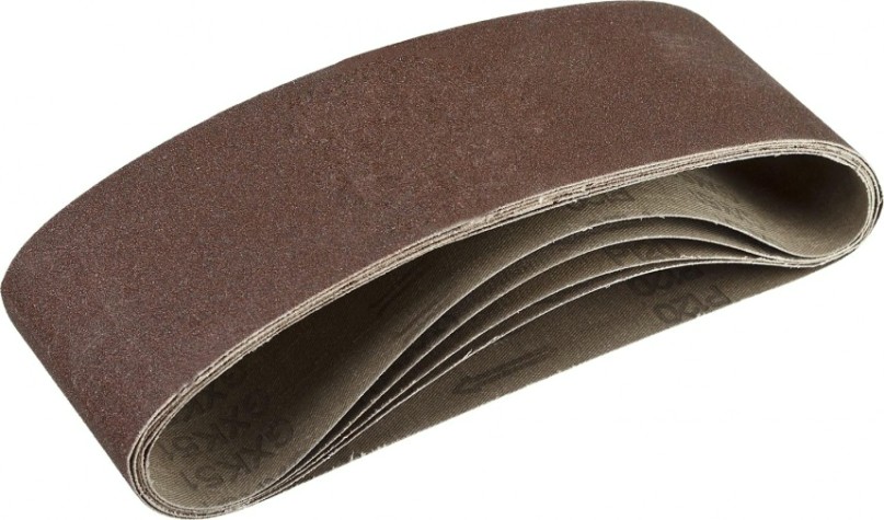 Лента шлифовальная ЗУБР СТАНДАРТ 75х533 мм, p120, для лшм, 5 шт. [35342-120]