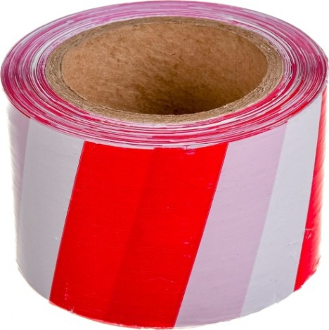 Лента сигнальная STAYER MASTER цвет красно-белый, 75ммх150м, [12241-75-150]