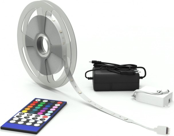 Лента светодиодная GAUSS BT011 basic в комплекте 12v 6w/m 390lm/m rgbw ip20 led 5