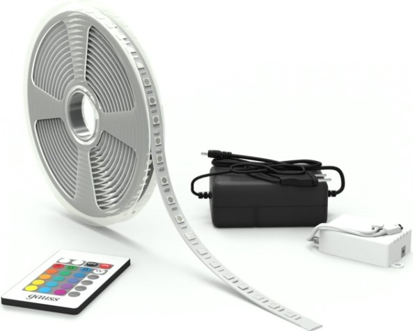 Лента светодиодная GAUSS BT072 basic в комплекте 12v 12w/m 780lm/m rgb ip65 led 5