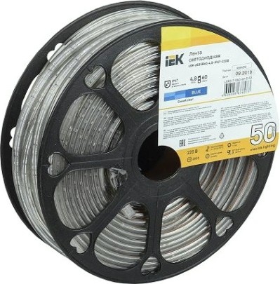 Лента светодиодная IEK LSR-2835B60 4,8-IP67-220В (50 м) Синий [LSR3-7-060-67-0-50]