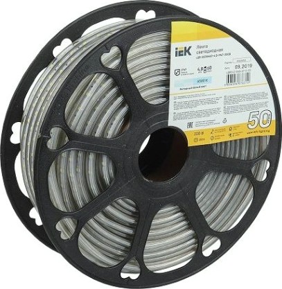 Лента светодиодная IEK LSR-2835W60 4,8-IP67-220В (50 м) Холодный белый [LSR3-2-060-67-0-50]