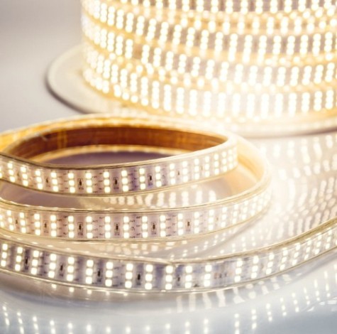 Лента светодиодная Neon-Night 142-204 (50 метров) 220B, SMD2835, 276 LED/м, теплый белый, 7,5x20мм, [142-204]