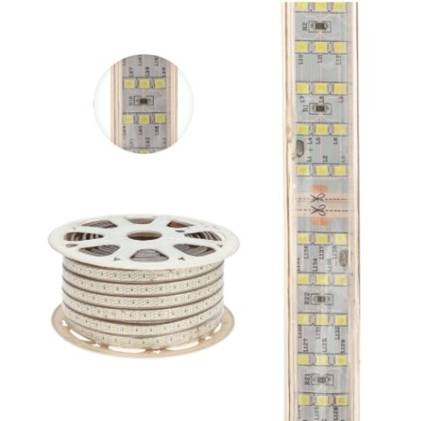 Лента светодиодная Neon-Night 142-204 (50 метров) 220B, SMD2835, 276 LED/м, теплый белый, 7,5x20мм, [142-204]