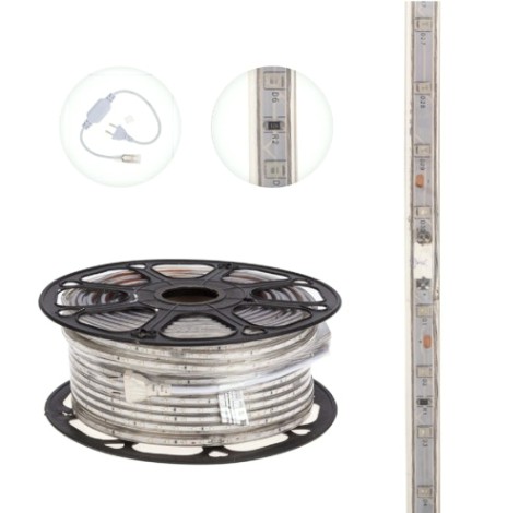 Лента светодиодная Neon-Night 142-603 (100 метров) 220B, SMD2835, 4,8Bт/м, 60 LED/м, синий, 10х7мм [142-603]