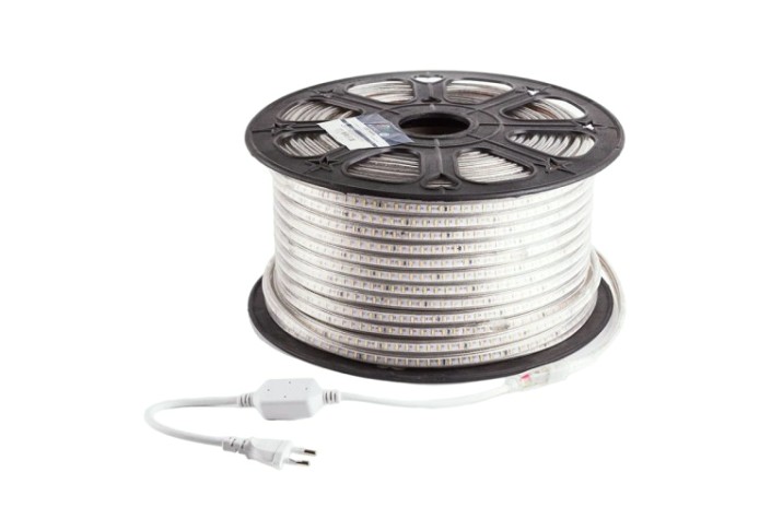 Лента светодиодная Neon-Night 142-802 (100 метров) 220B, SMD3014, 9,6Bт/м, 120 LED/м, теплый белый, 6 [142-802]