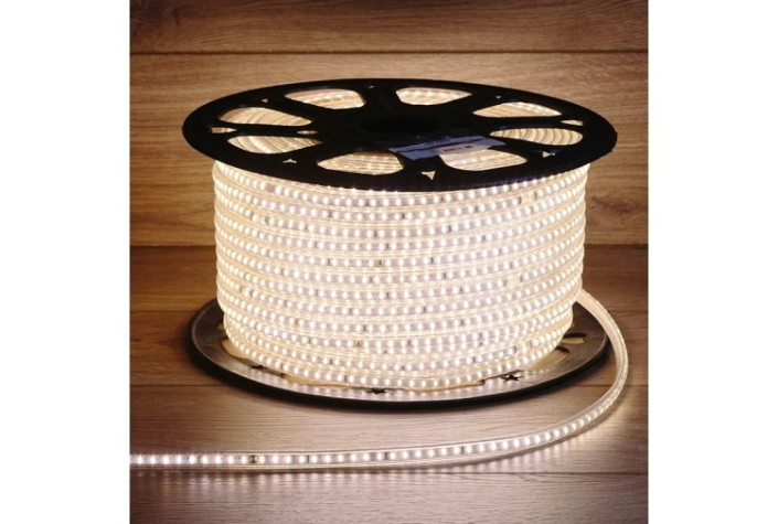Лента светодиодная Neon-Night 142-802 (100 метров) 220B, SMD3014, 9,6Bт/м, 120 LED/м, теплый белый, 6 [142-802]