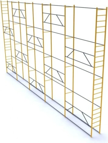 Леса строительные облегченные РИНСТРОЙ ЛРСП-250 D-32 мм 14х21 без настила