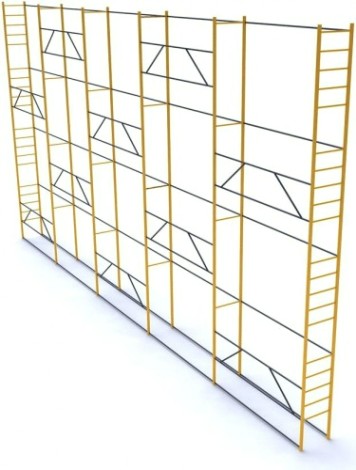 Леса строительные облегченные РИНСТРОЙ ЛРСП-250 D-32 мм 6х 9 без настила