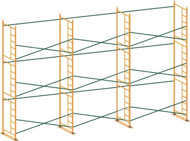 Леса строительные РИНСТРОЙ ЛРСП-300 D-42 мм 2х 3 без настила