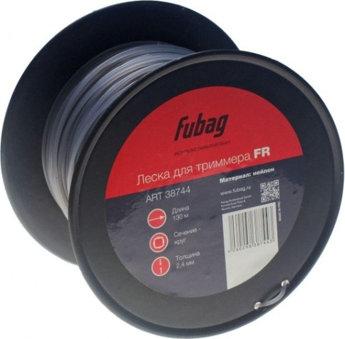 Леска для триммера FUBAG 38744 круглая Леска для триммера FUBAG 38744 круглая