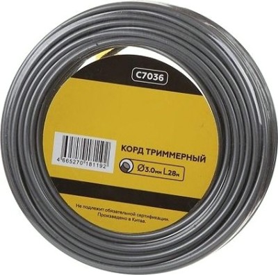 Леска триммерная CHAMPION Aluminium 3.0мм/ 28м круг (C7036) [C7036]