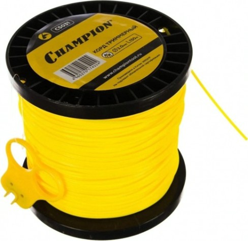 Леска триммерная CHAMPION C5031 star 2.0мм*130м (звезда)+нож