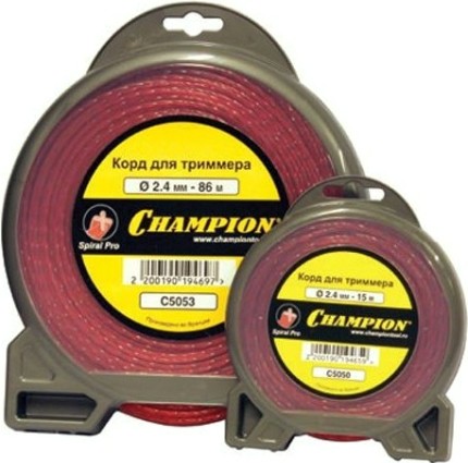 Леска триммерная CHAMPION Spiral Pro 3.0мм/ 15м витая (C5051) [C5051]