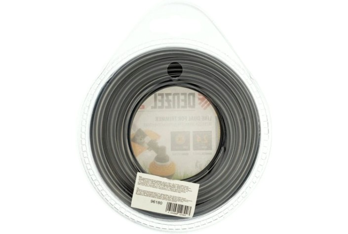 Леска триммерная Denzel EXTRA CORD двухкомпонентная круглая 2,4мм х 15м. [96180]