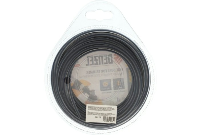Леска триммерная Denzel EXTRA CORD двухкомпонентная круглая 3,0 мм 15 м. [96129]