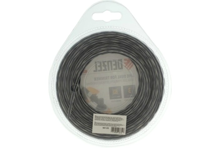 Леска триммерная Denzel EXTRA CORD двухкомпонентная квадрат 3,0 мм 15 м. [96126]