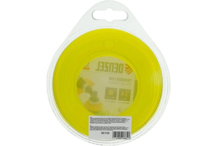 Леска триммерная Denzel FLEX CORD круглая 2,4 мм х15 м. [96108]