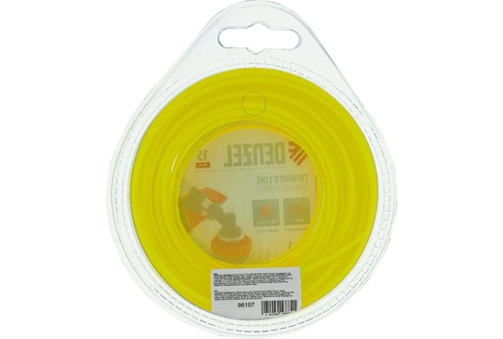 Леска триммерная Denzel FLEX CORD круглая 2 мм х15 м. [96107]