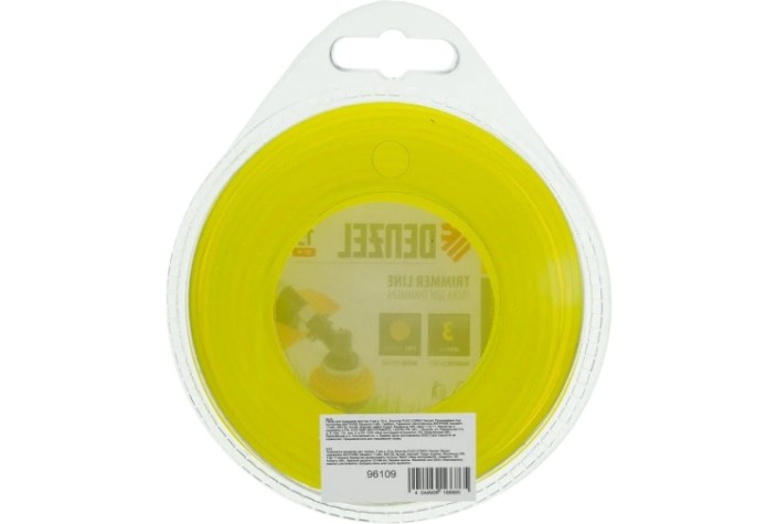 Леска триммерная Denzel FLEX CORD круглая 3 мм х15 м. [96109]