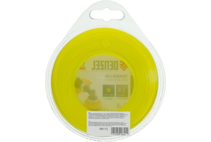 Леска триммерная Denzel FLEX CORD звезда 2,4 мм х 15 м. [96112]