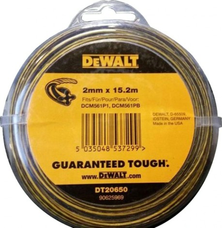 Леска триммерная DeWALT DT 20650-QZ [DT20650-QZ]