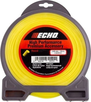 Леска триммерная ECHO 2.0мм/ 130м Round Line (круглая) [C2070121]