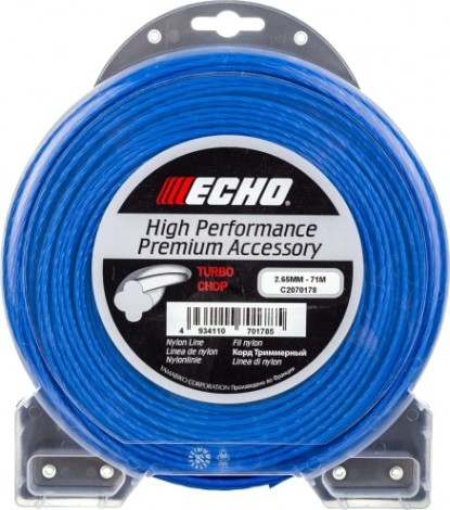 Леска триммерная ECHO C2070178 silent spiral line 2,7мм*71м (витой)
