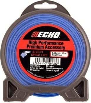 Леска триммерная ECHO Silent Spiral Line 2,4мм/ 15м витая (C2070108) [C2070108]