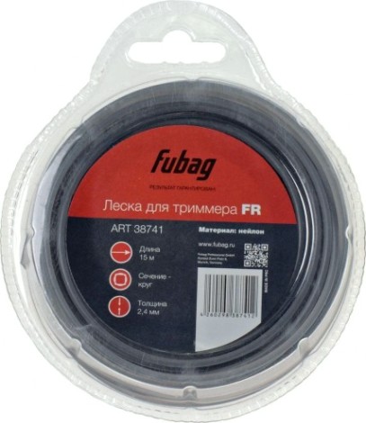 Леска триммерная FUBAG 38741 круглая Леска триммерная FUBAG 38741 круглая