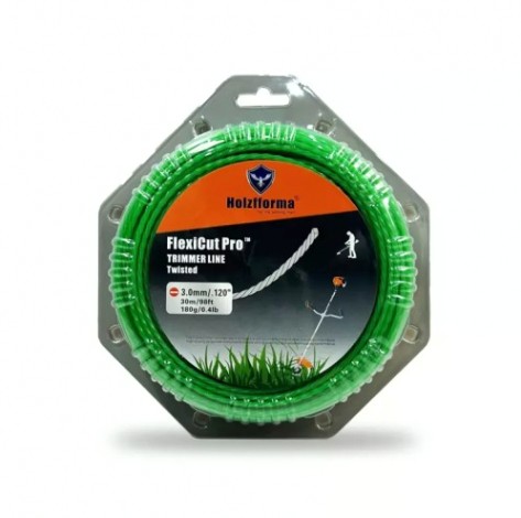 Леска триммерная HOLZFFORMA FlexiCut Pro 3.0x30m витая [TW003030PRO]