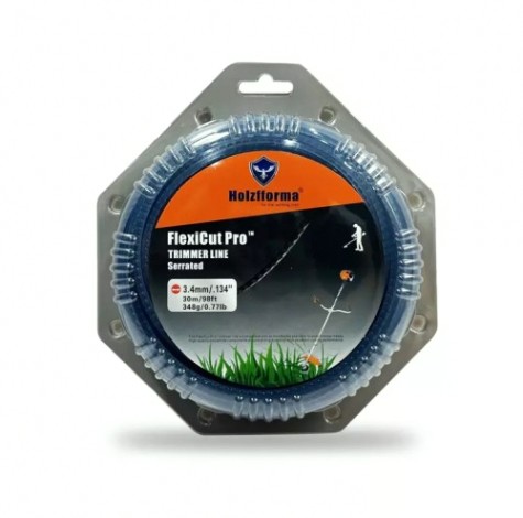 Леска триммерная HOLZFFORMA FlexiCut Pro 3.4x30m звездочка [SR003430PRO]
