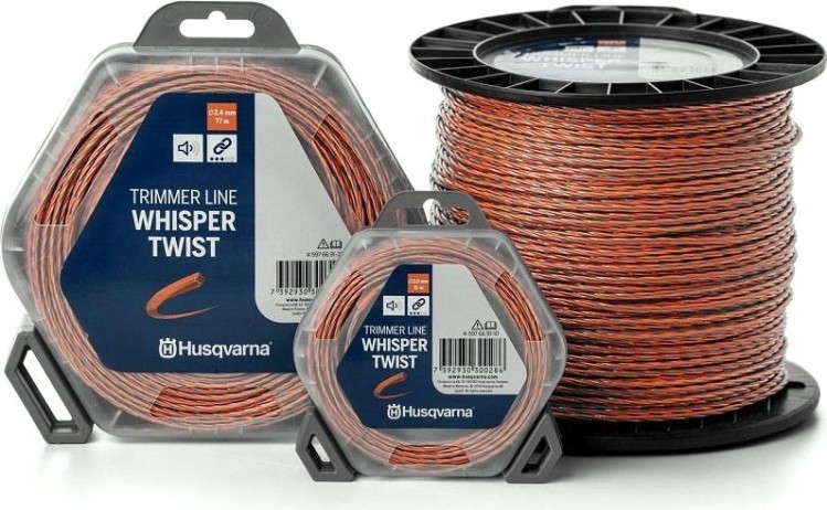 Леска триммерная HUSQVARNA 2.7 мм/10 м Whisper Twist в блистере (5976691-30)