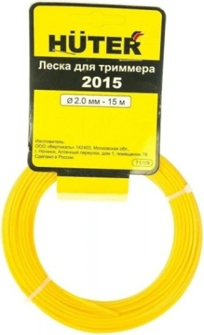 Леска триммерная HUTER S2015 (звезда) [71/1/10]