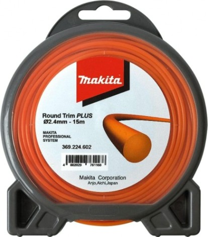 Леска триммерная MAKITA 369 224 792 спиральная, 2.4ммх15м [369224792]