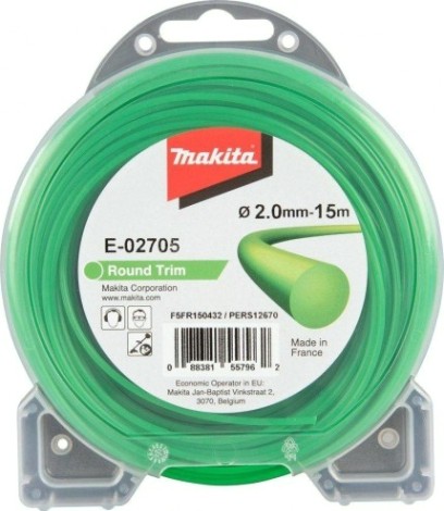 Леска триммерная MAKITA E-02705 круглая, 2 ммх15 м