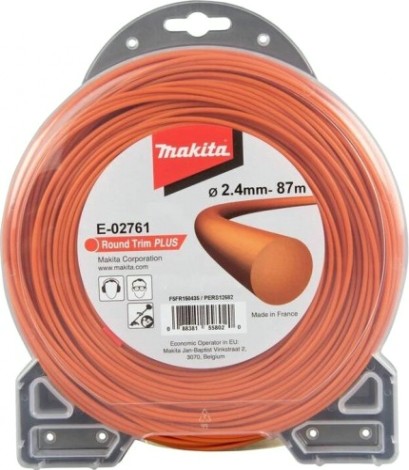 Леска триммерная MAKITA E-02761 круглая, 2,4 ммх87 м