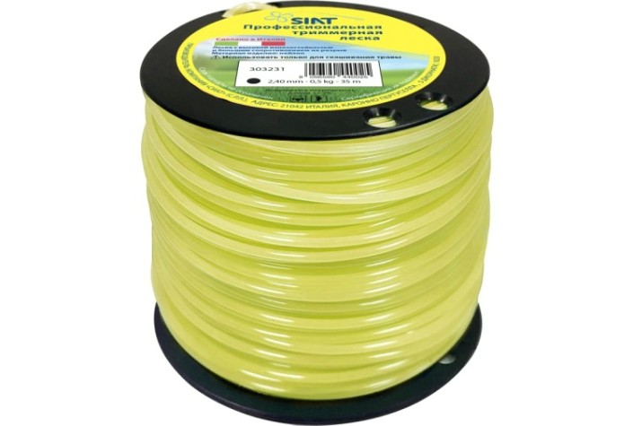 Леска триммерная SIAT PROFESSIONAL КРУГ 2.4 SIAT-97м бобина, 97м [303231]