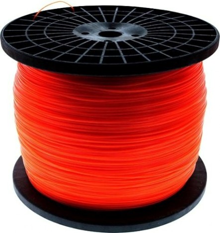 Леска триммерная СОЮЗ ТЛ3535-2.0-0-2490 круг, оранжевый, промбухта.